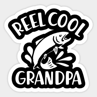 Fishing Grandpa - Reel cool grandpa Sticker